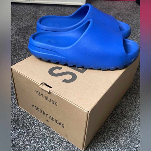 Yeezy slides ‘Azure’ sz.12 - Picture 1 of 2